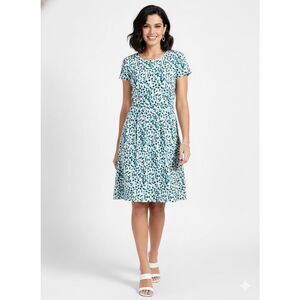 Lafayette 148 New York NWT Pocket Dress Agate Teal Designer Sz 10